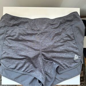 Reebok Gray Athletic Shorts Lightweight Performance
